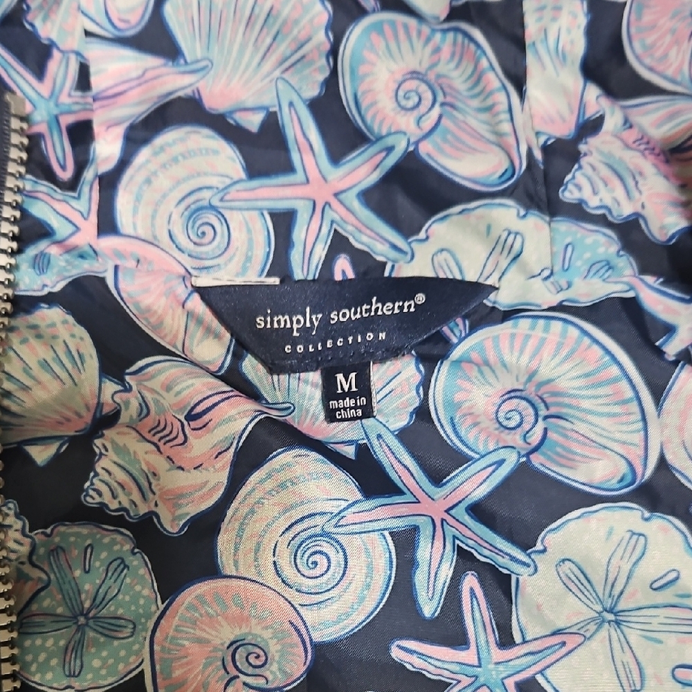 Simply Southern Seashell Patterned Jacket Lining - image 3